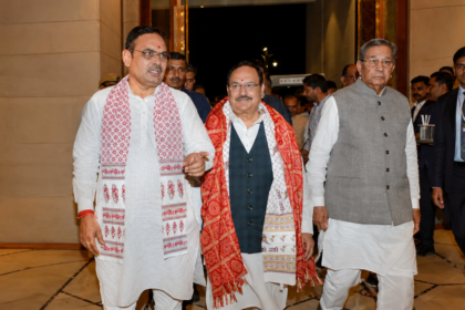 jp nadda & cm bhajan lal